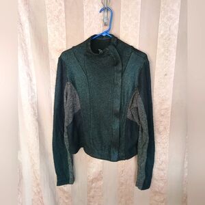 🌻 Miss Me Women's Biker Jacket Retro Y2K Metallic